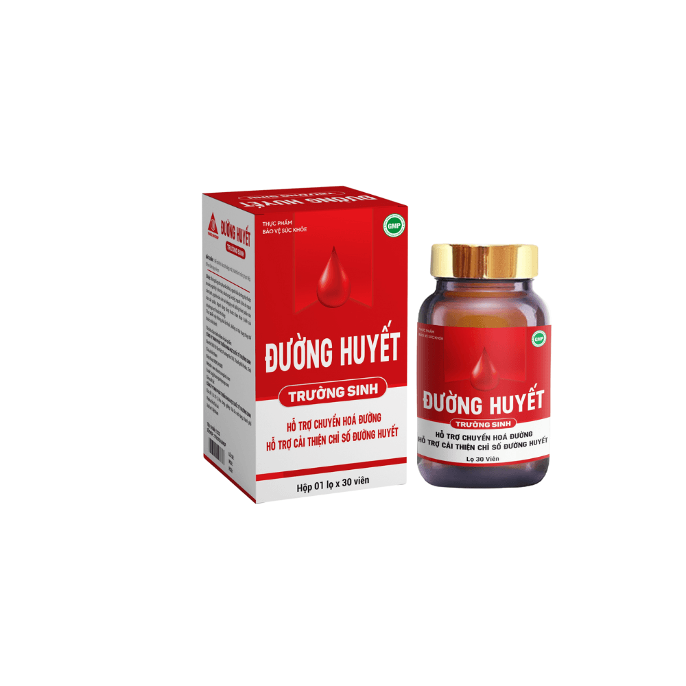 Viên uống hỗ trợ cải thiện chỉ số Đường Huyết Trường Sinh 30viên