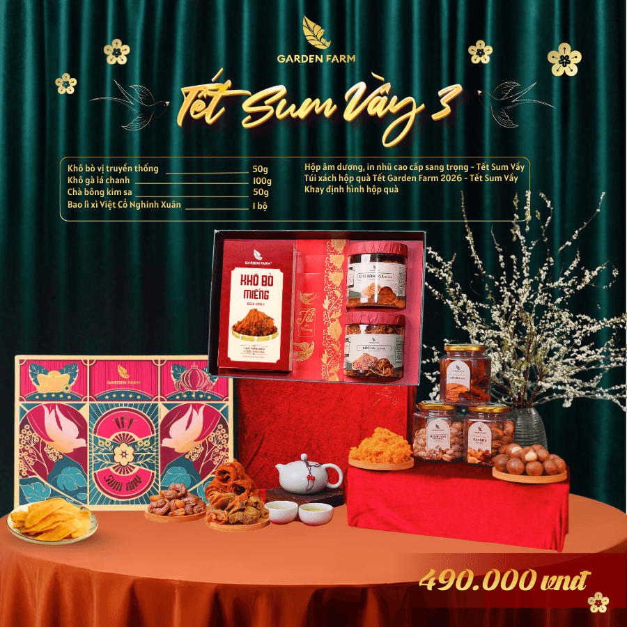 Hộp quà tết Garden Farm 2026 - TẾT SUM VẦY 3