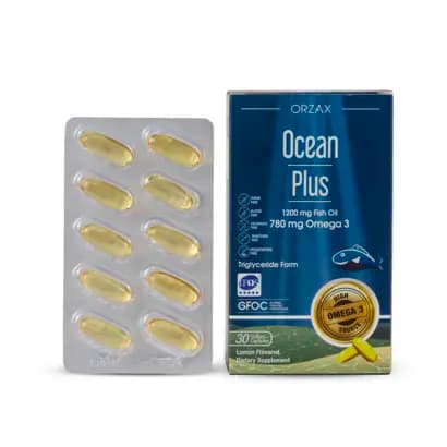 Omega-3 ORZAX Ocean Plus 30 Viên | Bổ Sung DHA EPA, Hỗ Trợ Não Bộ, Mắt, Tim Mạch