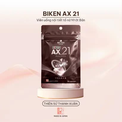 Viên uống tăng cường Nội tiết tố nữ BIKEN AX 21 (30 viên/gói)