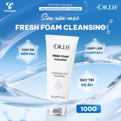 Sữa rửa mặt sạch sâu, bù ẩm tức thì +Dr.lee Fresh Foam Cleansing 100g