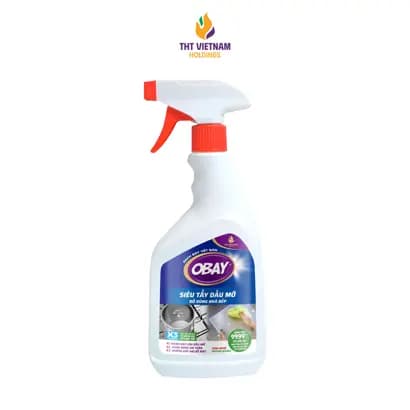 Siêu tẩy dầu mỡ Obay 450ml (tẩy hút mùi nhà bếp, bếp gas, đáy xoong, mặt bếp...)