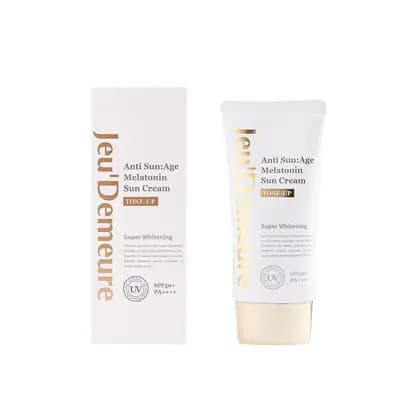 Kem chống nắng Melatonin Jeu’Demeure – Nâng tone da (tuýp 50ml)