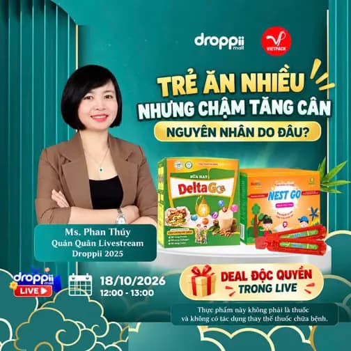CON ĂN NHIỀU NHƯNG VẪN CHẬM TĂNG CÂN — MẸ BĂN KHOĂN VÌ SAO?