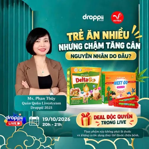 CON ĂN NHIỀU NHƯNG VẪN CHẬM TĂNG CÂN — MẸ BĂN KHOĂN VÌ SAO?