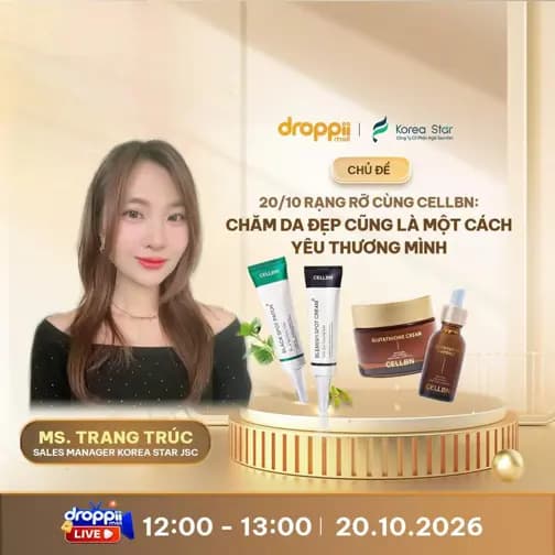 🌷 20/10 Rạng Rỡ Cùng CELLBN: Chăm Da Đẹp Cũng Là Một Cách Yêu Thương Mình