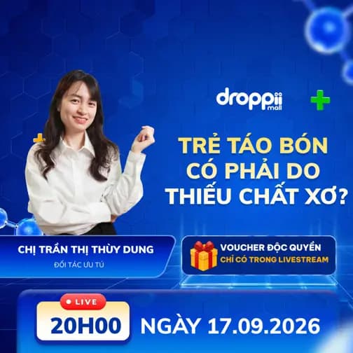 TRẺ TÁO BÓN: CÓ PHẢI DO THIẾU CHẤT XƠ?