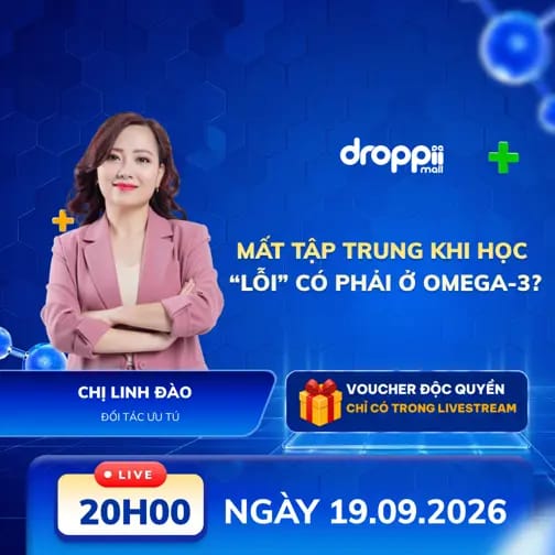 MẤT TẬP TRUNG KHI HỌC: “LỖI” CÓ PHẢI Ở OMEGA-3?