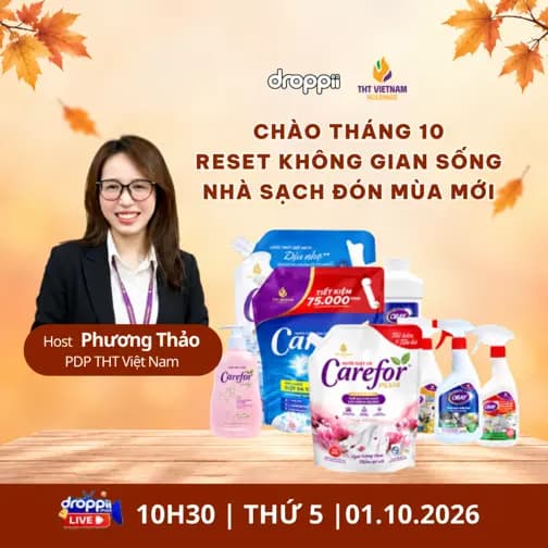 Chào Tháng 10 – Reset Không Gian Sống, Nhà Sạch Thơm Đón Mùa Mới