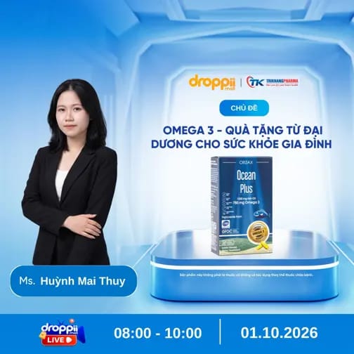 📢 Omega-3 – Quà Tặng Từ Đại Dương Cho Sức Khỏe Gia Đình