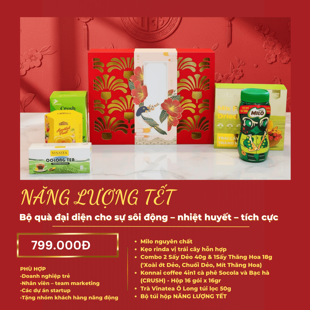 Hộp Quà Tết 2026 - NĂNG LƯỢNG TẾT