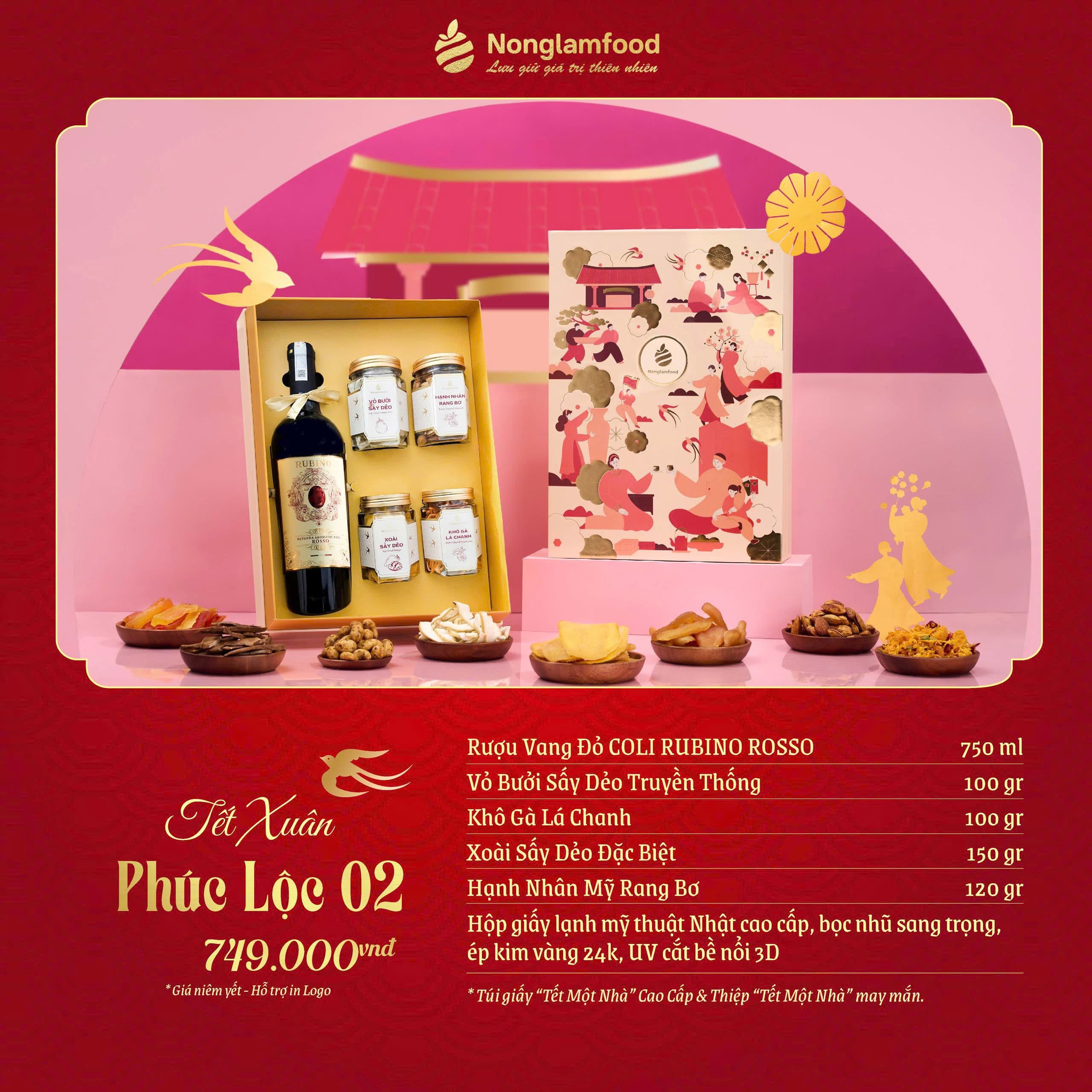 Hộp Quà Tết 2026 - Tết Phúc Lộc 02