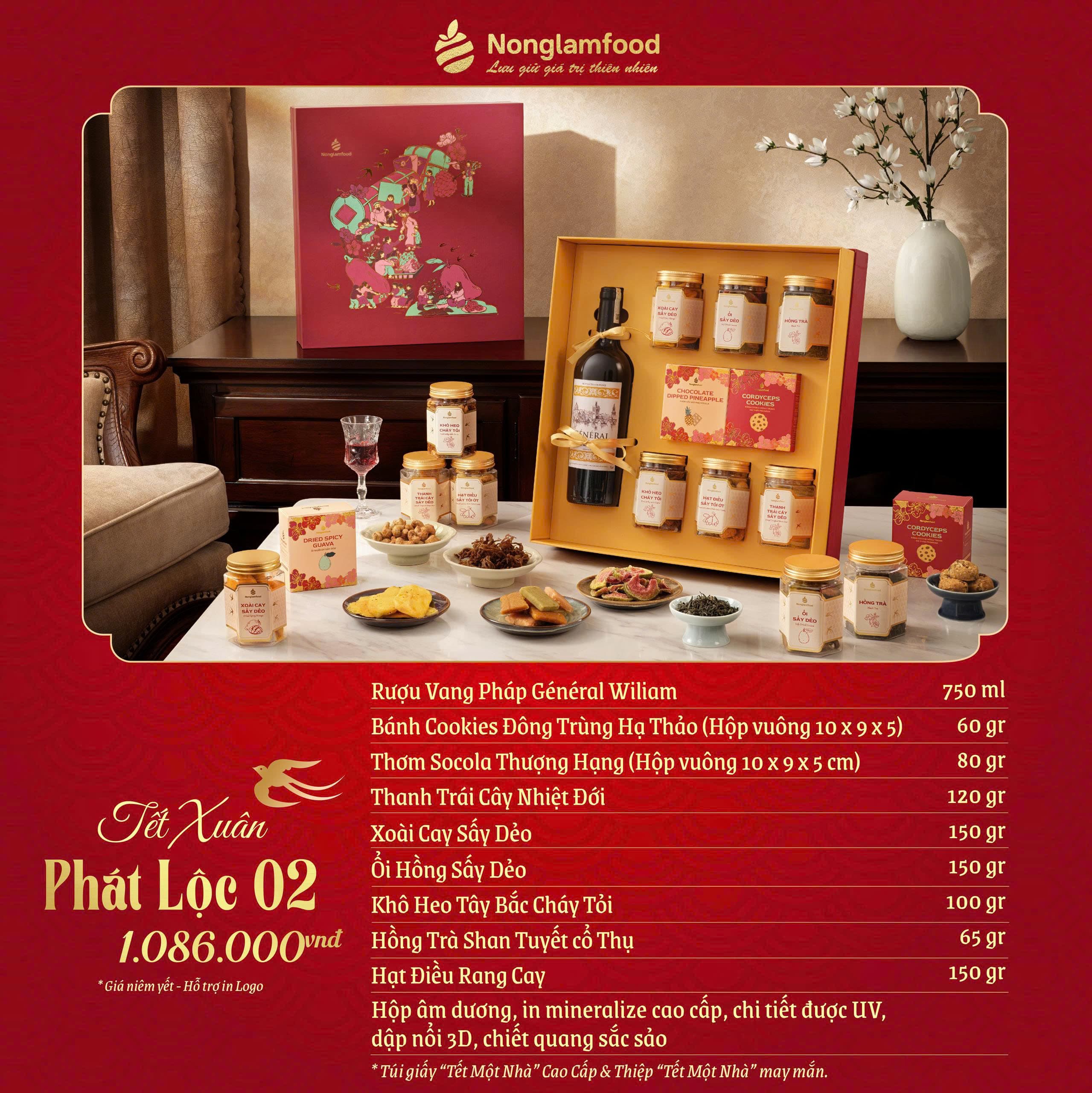Hộp Quà Tết 2026 - Xuân Phát Lộc 02
