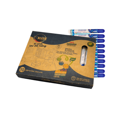 Hộp vi sinh lau chùi đa năng 3E Kleen (10 ống 5ml)