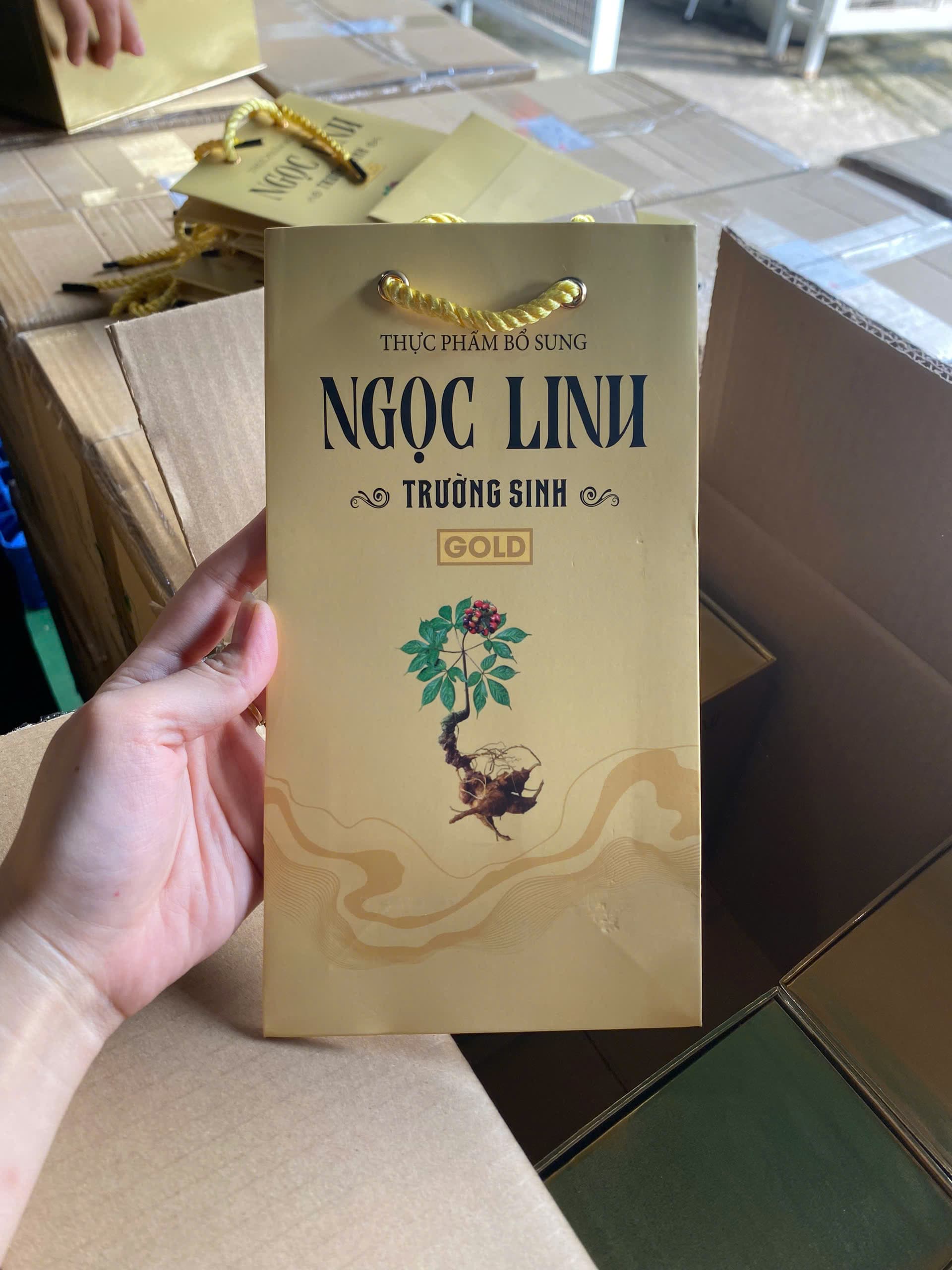 KM_Túi giấy Ngọc Linh Trường Sinh Gold (tặng kèm)