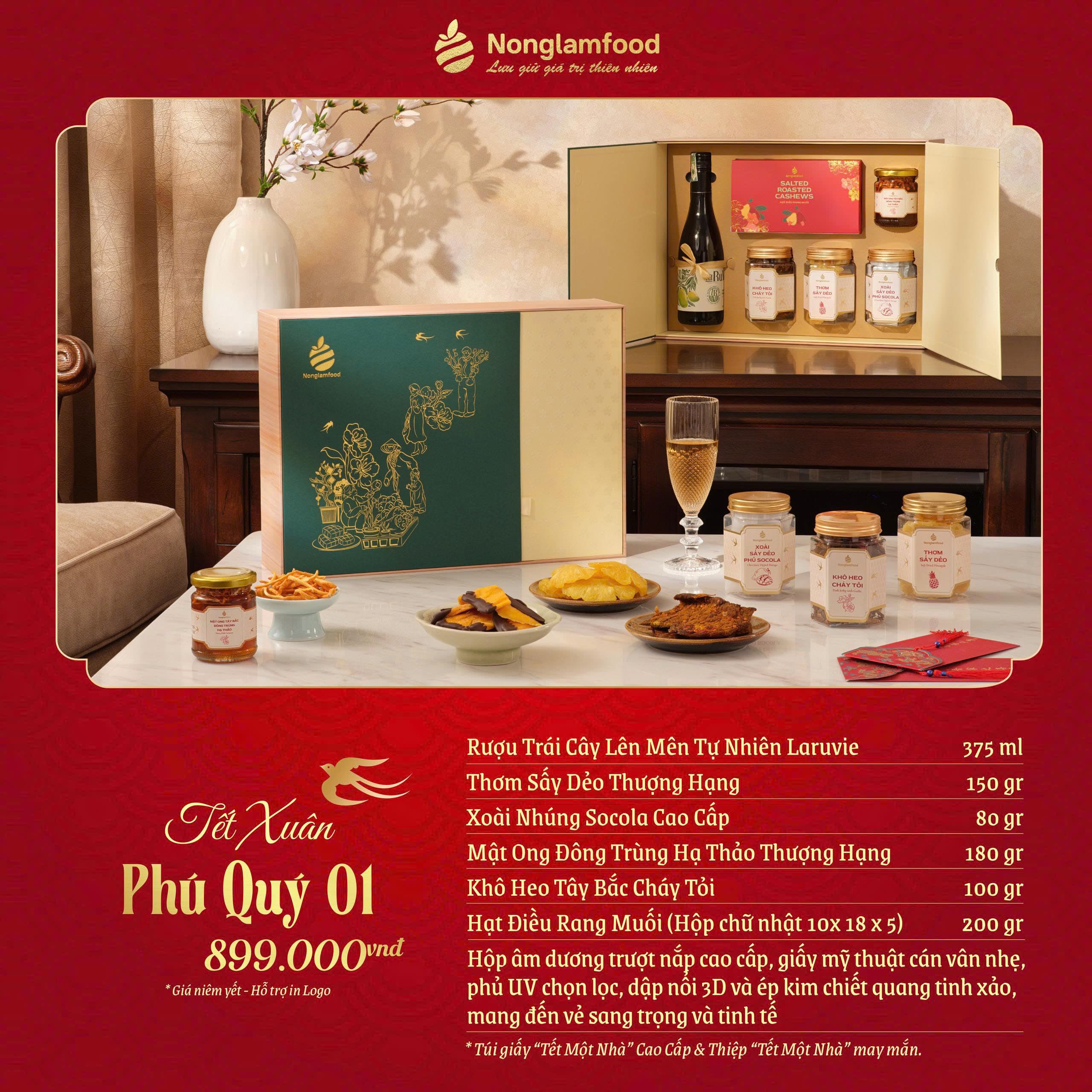 Hộp Quà Tết 2026 - Xuân Phú Quý 01
