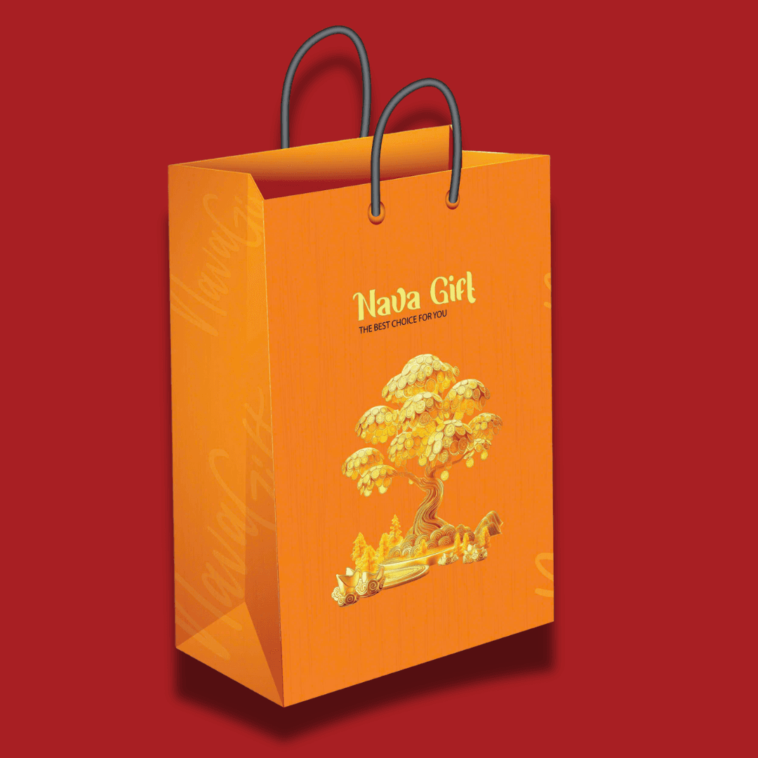 Túi xách bộ quà tết 2026 - XUÂN MAY MẮN