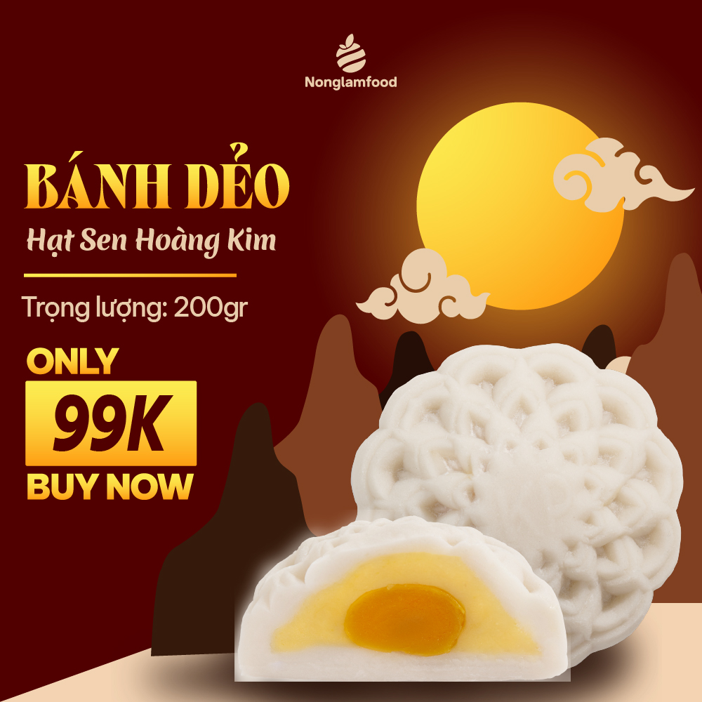 2. Bánh Dẻo Hạt Sen Hoàng Kim