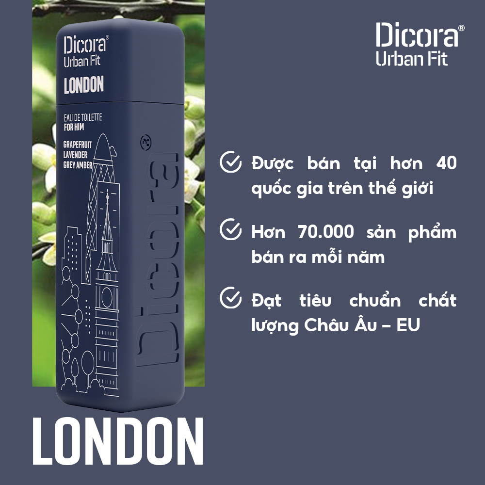 Nước hoa Dicora Urban Fit London 3