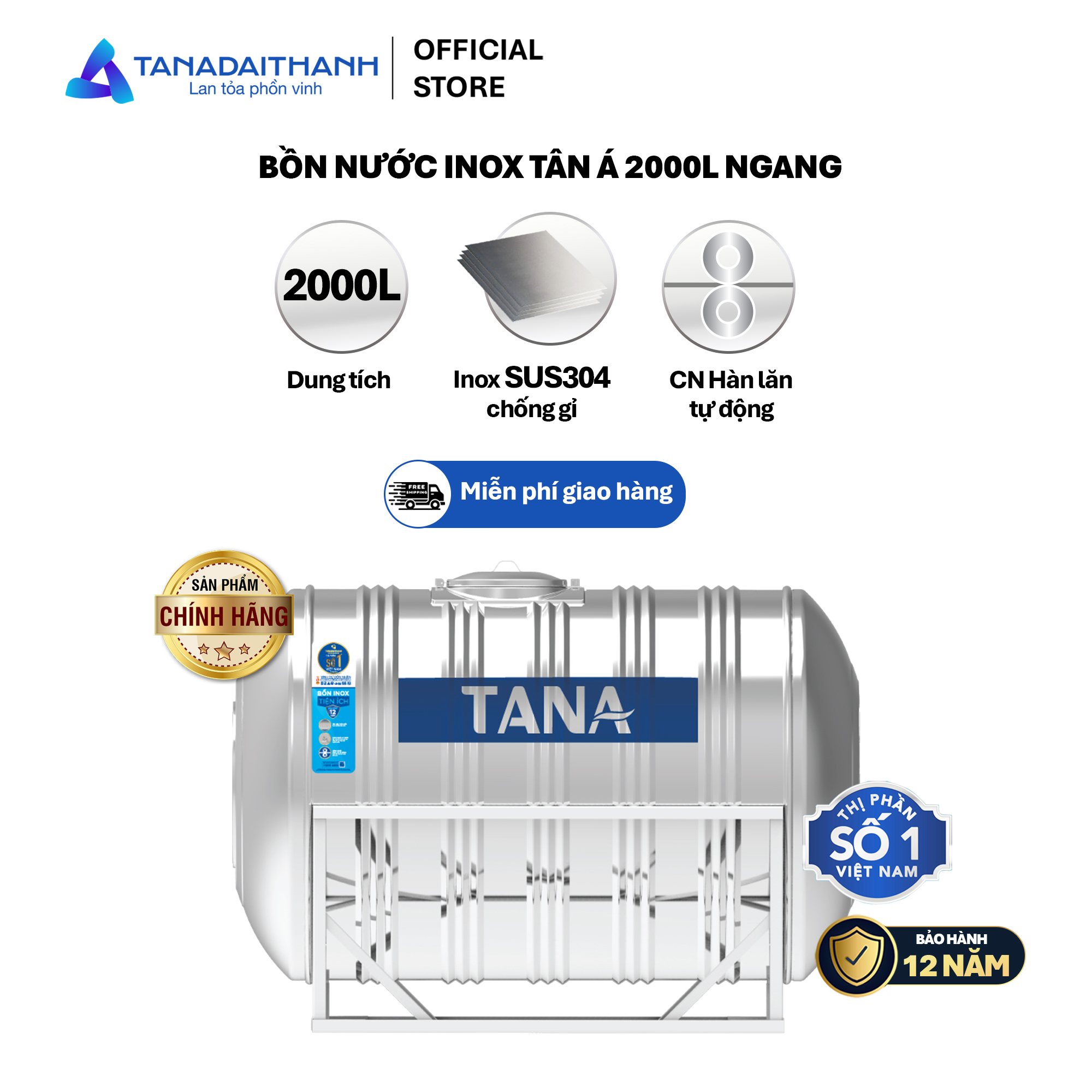 Bồn-nước-inox-Tân-Á-ngang-2000L